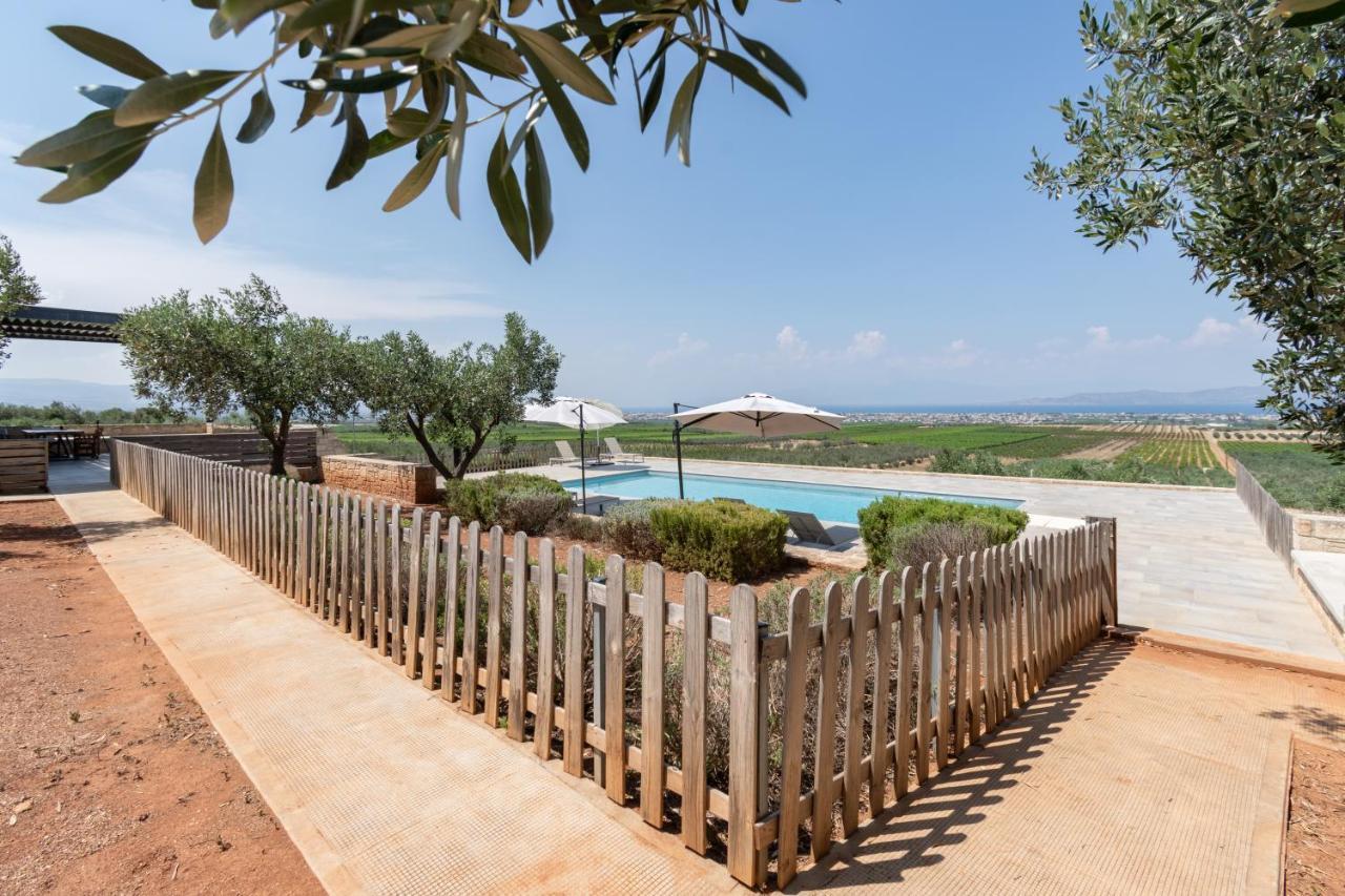 The Olive Hill Villa Ássos Exterior foto
