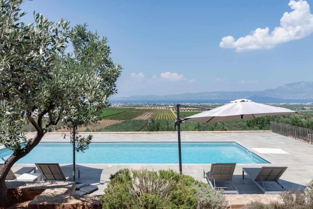 The Olive Hill Villa Ássos Exterior foto